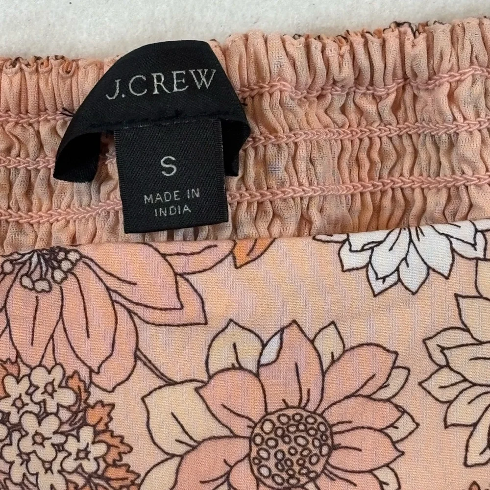 J.‎ Crew Floral Pink Dress size S
